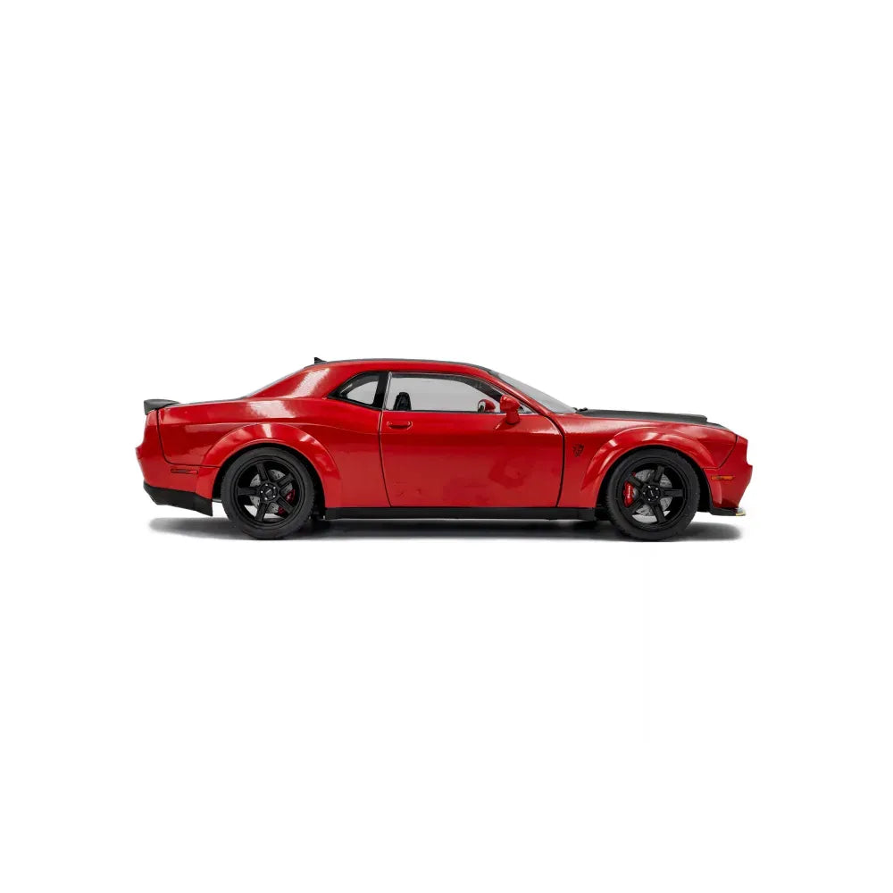 Dodge Challenger SRT Demon rosu/negru 2023 - 1/18 Solido