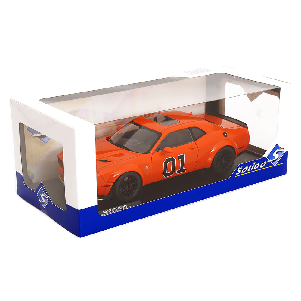 Dodge Challenger R/T Scat Pack Widebody Hazzard Tribute 2023 - 1/18 Solido