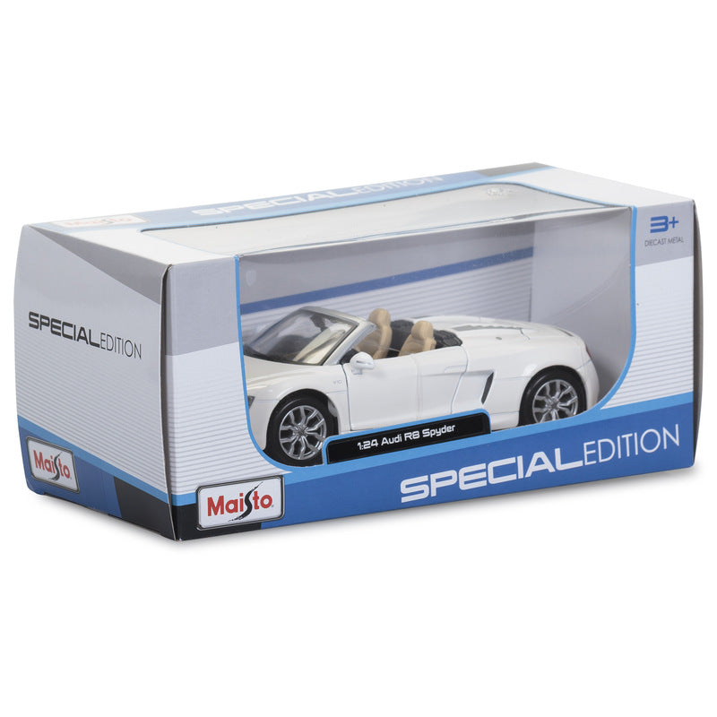 Audi R8 Spyder alb - 1/24 Maisto