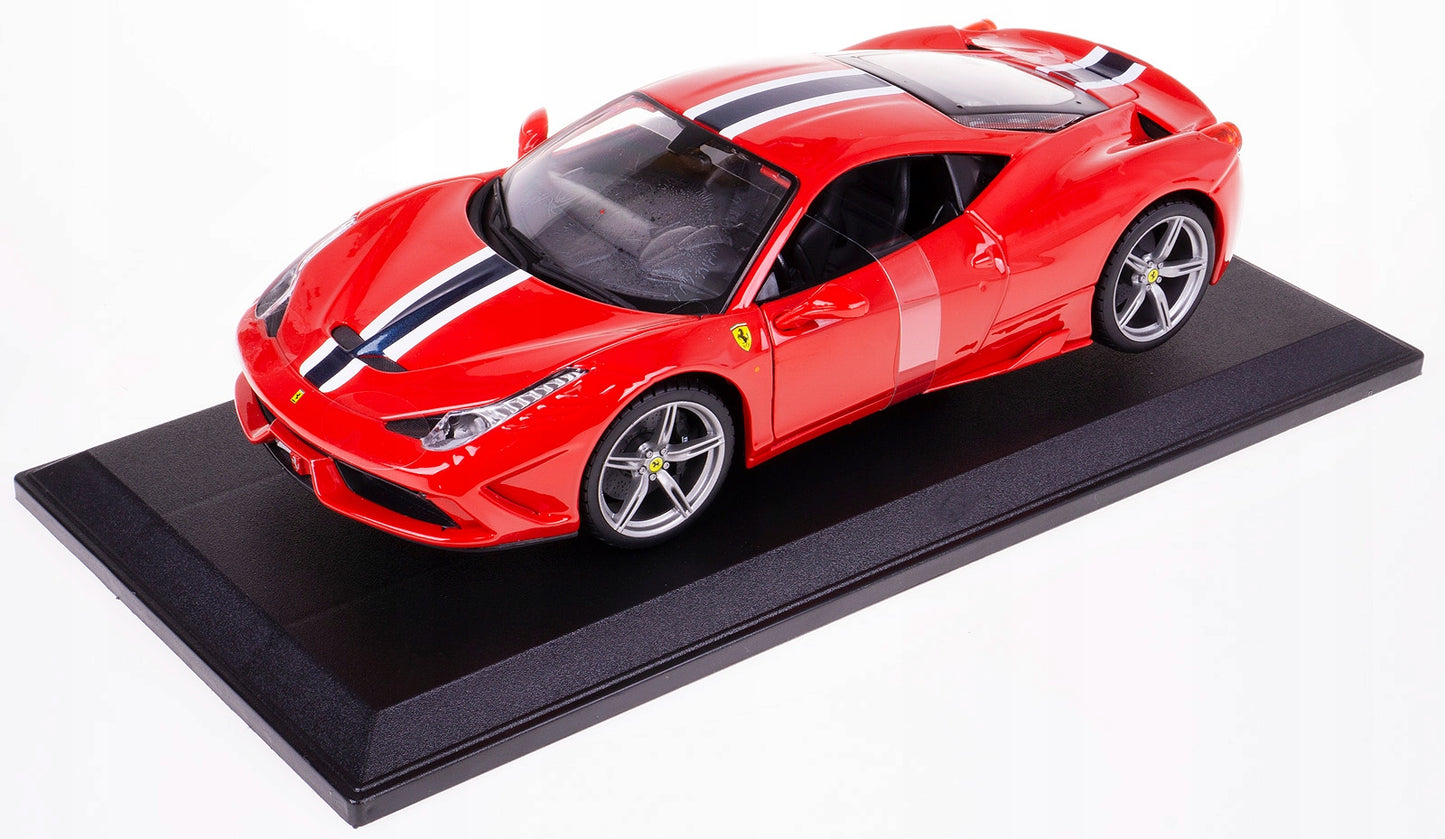 Ferrari 458 Speciale rosu - 1/18 Bburago