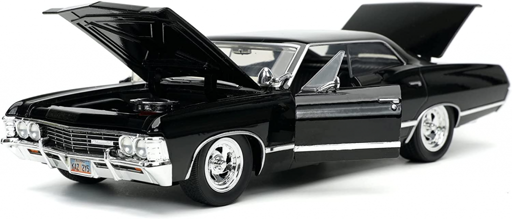 Chevrolet Impala SS Sport Sedan 1967 cu figurina Dean Winchester - 1/24 Jada