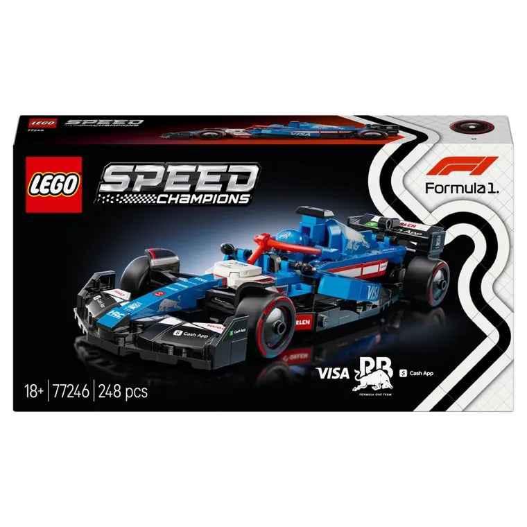 LEGO Speed Champions 77246 - Masina de curse F1® Visa Cash App RB VCARB 01  (248 piese)
