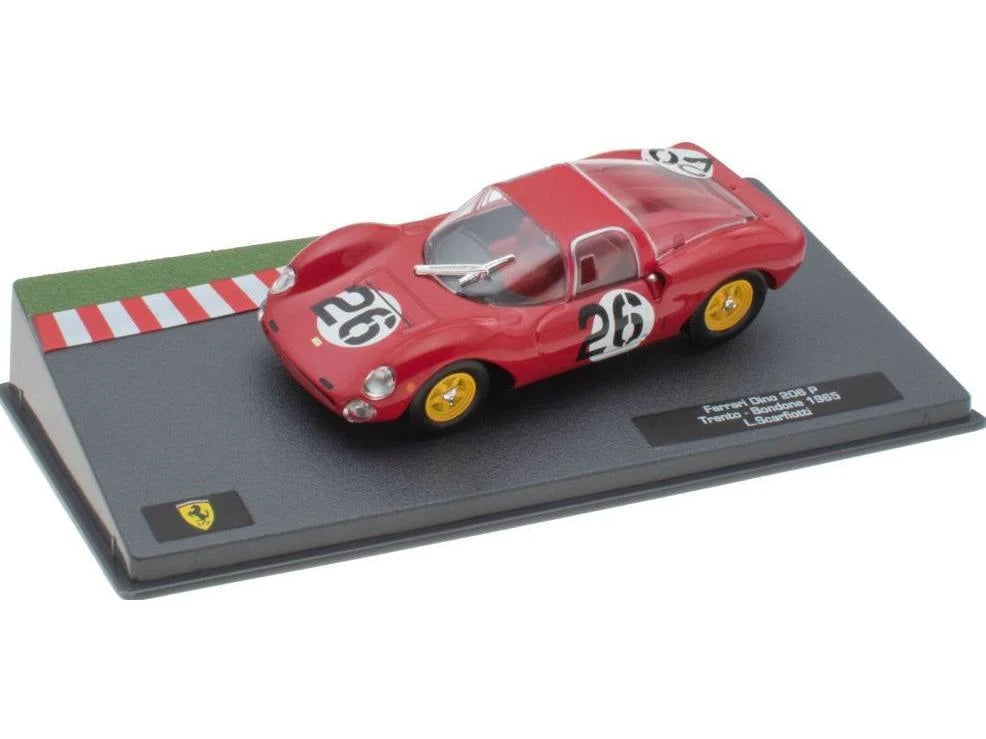 Ferrari Dino 206 P Trento - Bondone 1965 #26 cu vitrina plexiglass - 1/43 Edicola