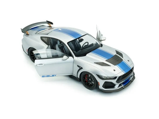 Ford Shelby Mustang Super Snake 2024 gri/albastru - 1/18 Solido
