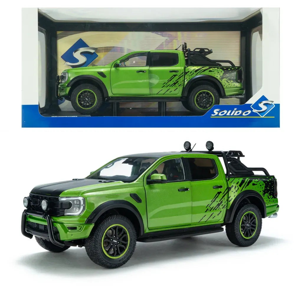 Ford Ranger Raptor verde 2024 - 1/18 Solido