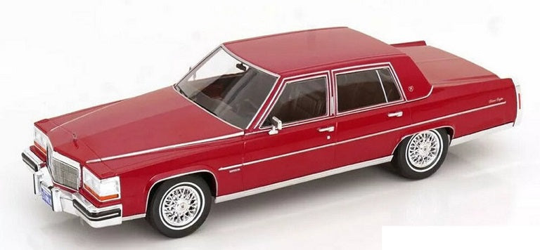 Cadillac Fleetwood Brougham rosu - 1/18 Model Car Group