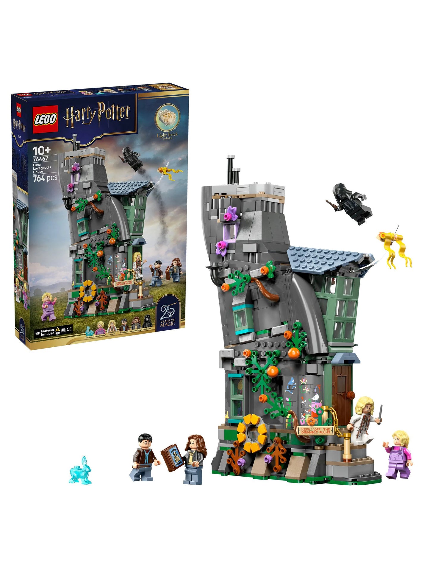 LEGO Harry Potter 76467 - Casa Lunei Lovegood (764 piese)