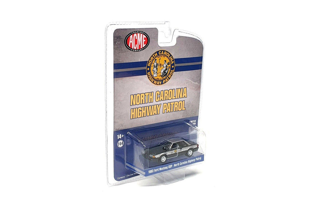 Ford Mustang SSP 1993 North Carolina Highway Patrol - 1/64 ACME