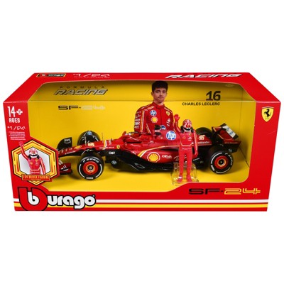 Formula 1 Ferrari SF-24 #16 cu figurina Charles Leclerc - 1/24 Bburago