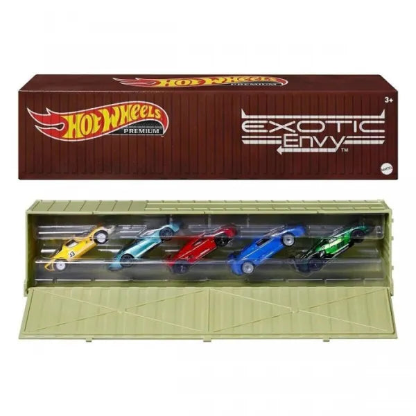 Set 5 masinute metalice Exotic Envy Container - 1/64 Hot Wheels Premium