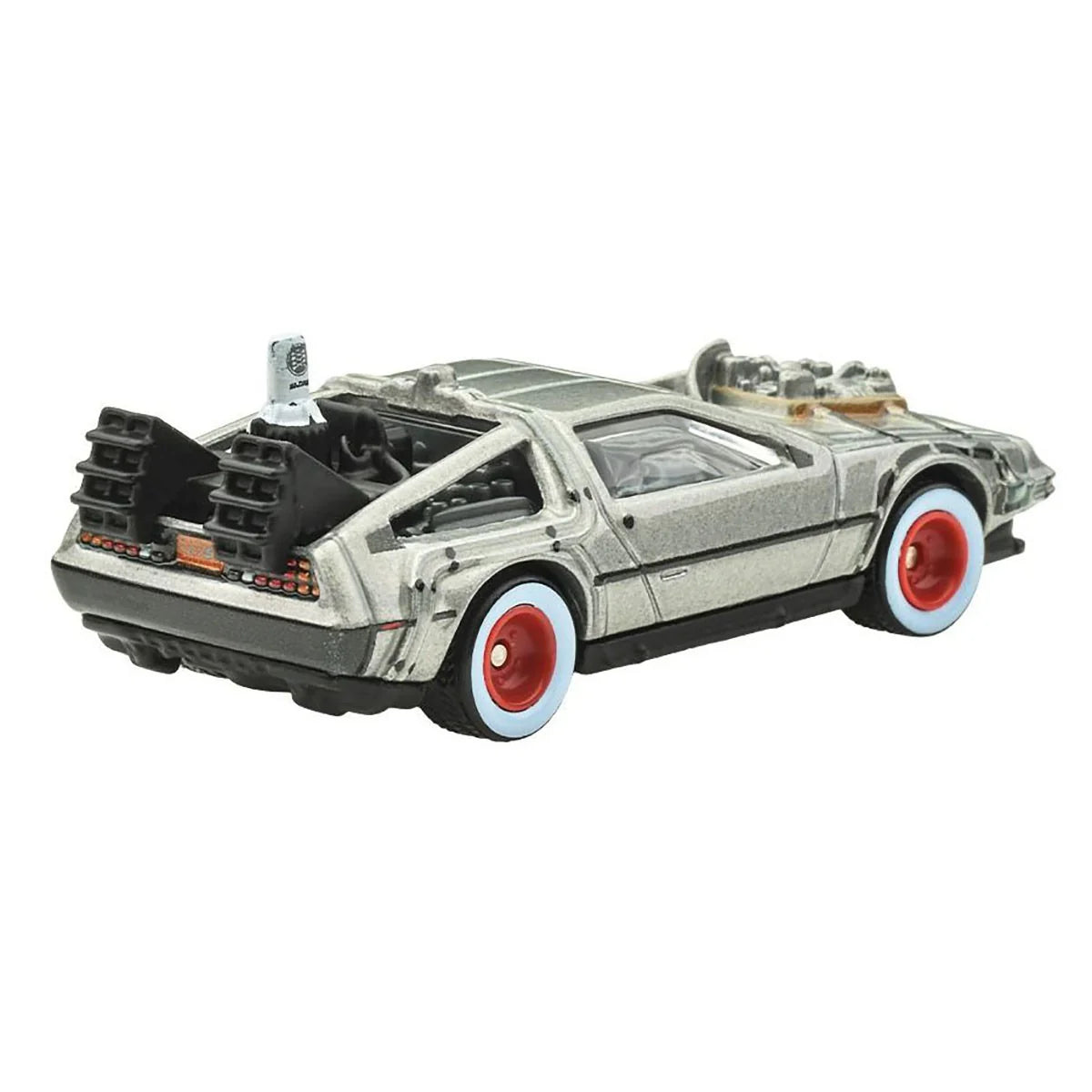 Masinuta Delorean Back to the Future III Time Machine 1955 - 1/64 Hot Wheels Premium