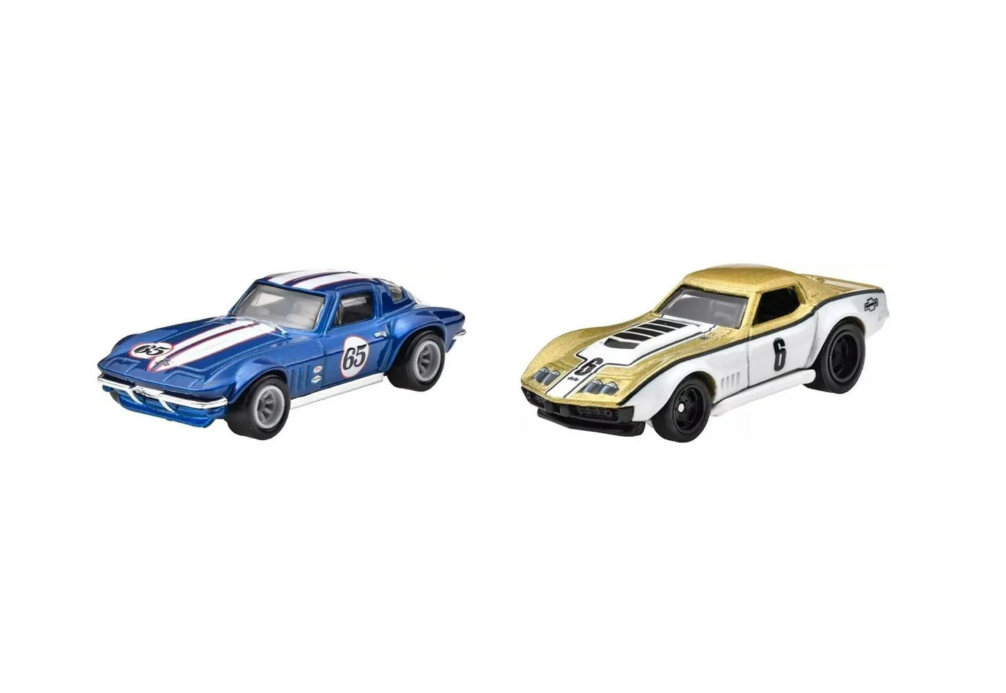 Set 2 machete Custom Corvette Stingray Coupe si Copo Corvette 1969 - 1/64 Hot Wheels Premium