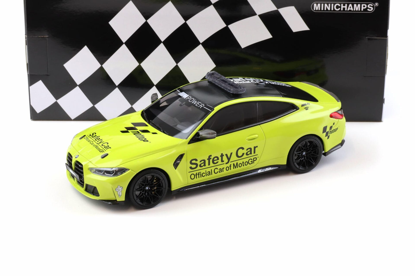 BMW M4 2020 Moto GP Safety Car  1/450 pcs - 1/18 Minichamps