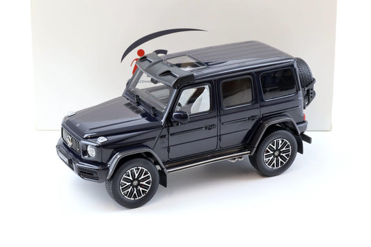 Mercedes-Benz AMG G63 W463 4x4 2022 bleumarin - 1/18 iScale