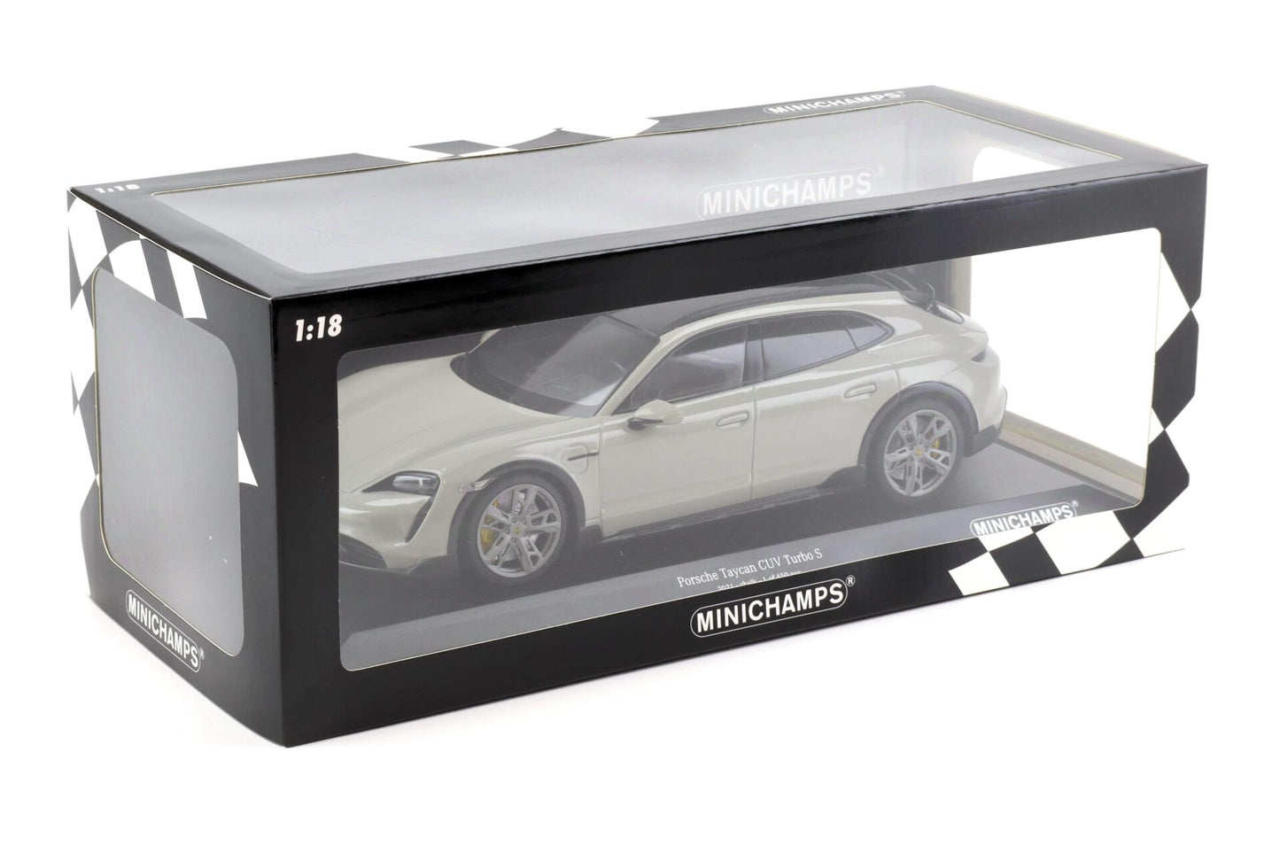 Porsche Taycan CUVTurbo S 2021 gri 1/450 piese -  1/18 Minichamps