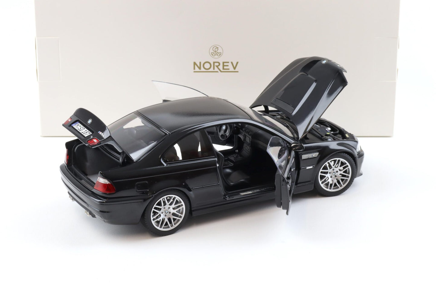 BMW M3 CSL 2003 saphire black - 1/18 Norev