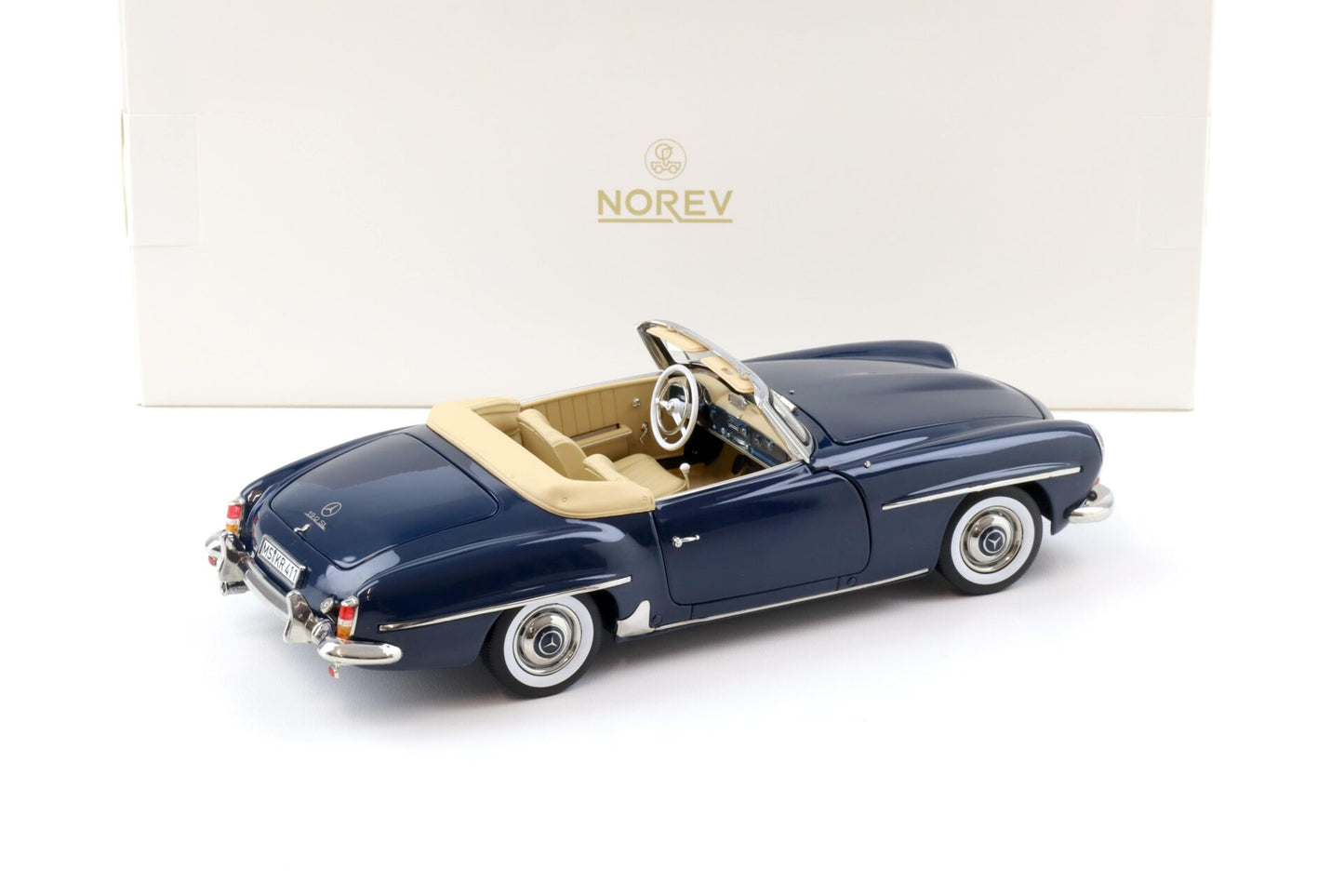 Mercedes-Benz 190 SL 1957 Middle blue - 1/18 Norev
