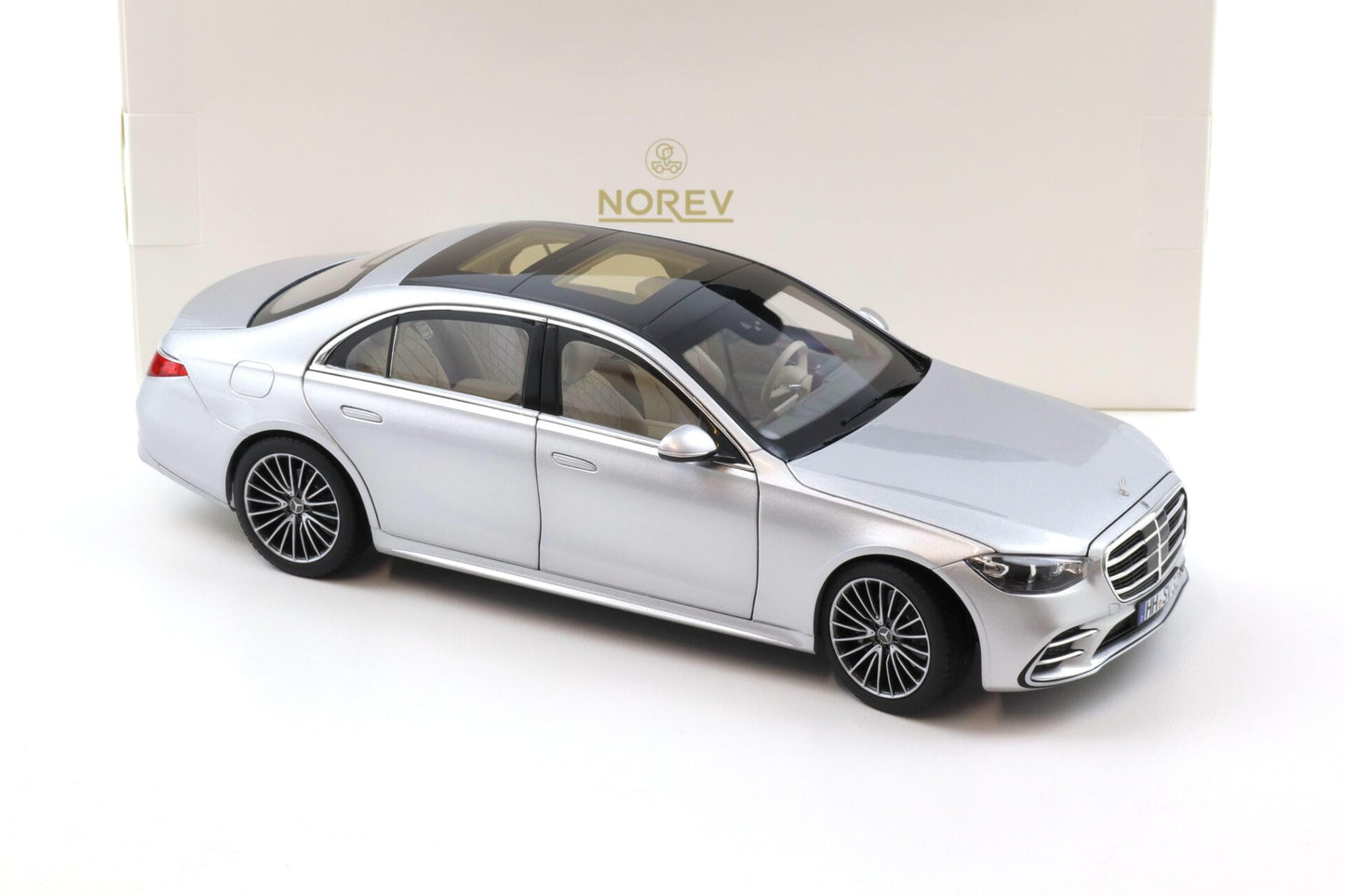 Mercedes-Benz S-Class AMG-Line 2021 argintiu - 1/18 Norev