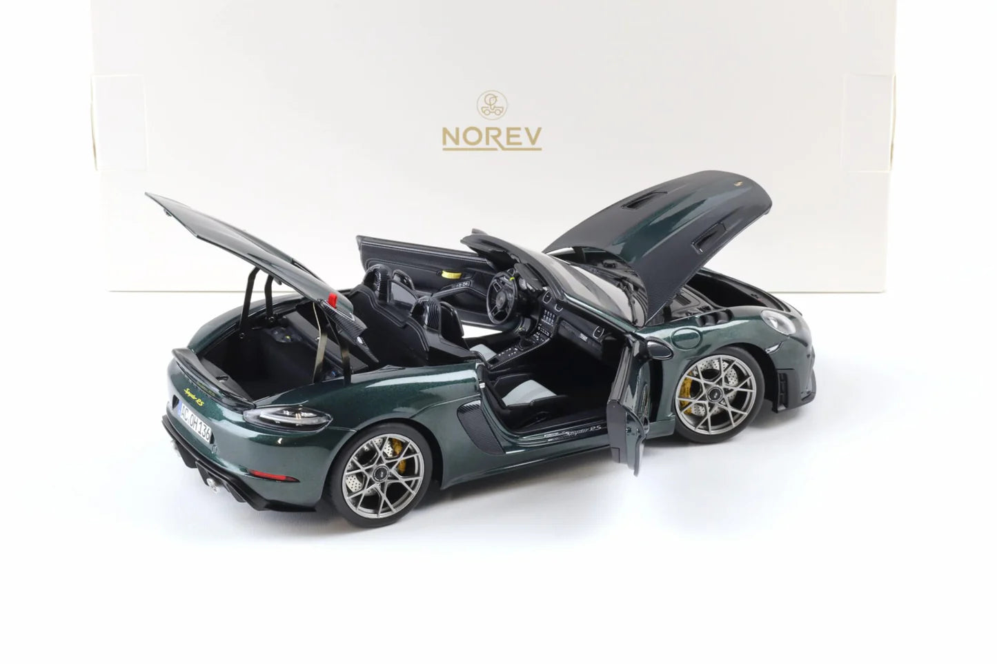 Porsche 718 Spyder RS 2023 weissach pack verde inchis - 1/18 Norev