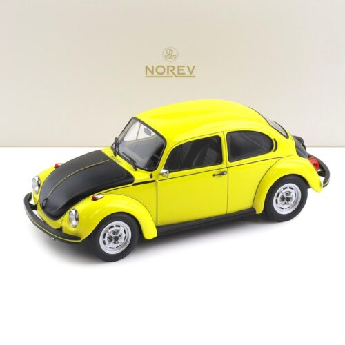 Volkswagen Beetle 1303 1973 yellow-black racer - 1/18 Norev