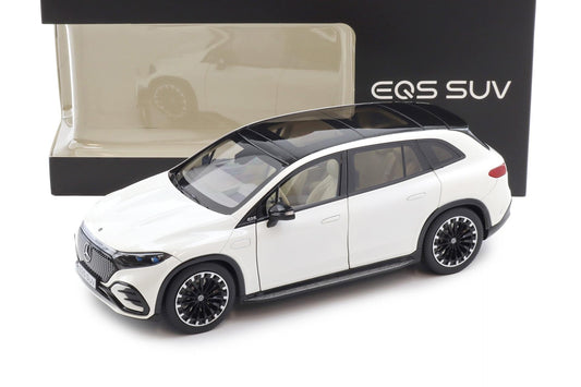 Mercedes-Benz EQS SUV 2022 diamond white - 1/18 NZG