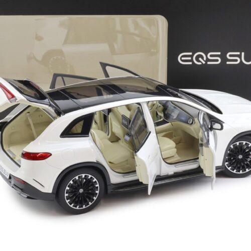Mercedes-Benz EQS SUV 2022 diamond white - 1/18 NZG