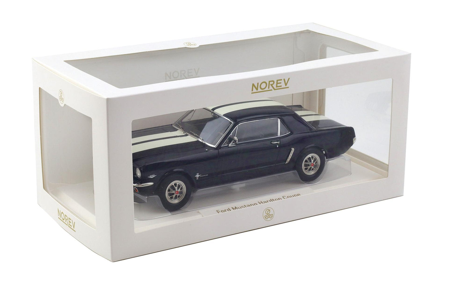 Ford Mustang Hardtop Coupe 1965 nightmist blue metallic - 1/18 Norev