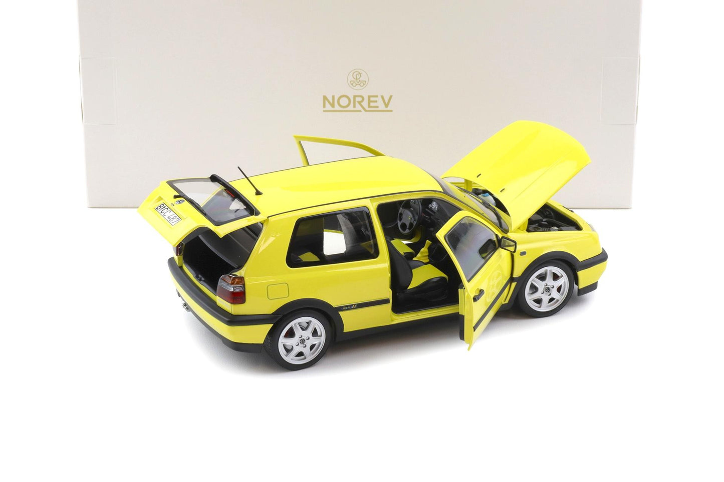 VW Golf III GTi 1994 color concept yellow - 1/18 Norev