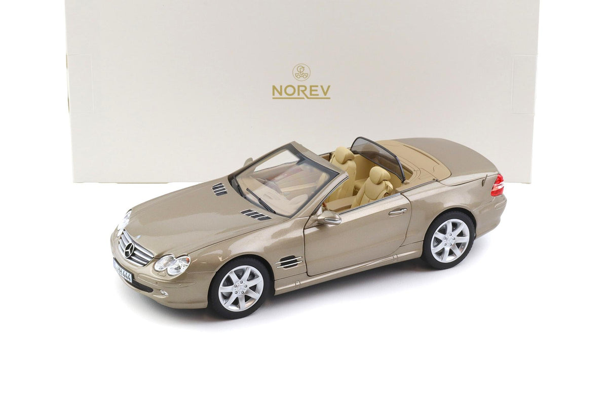 Mercedes-Benz SL 500 2003 Type R230 travertin beige metallic - 1/18 Norev