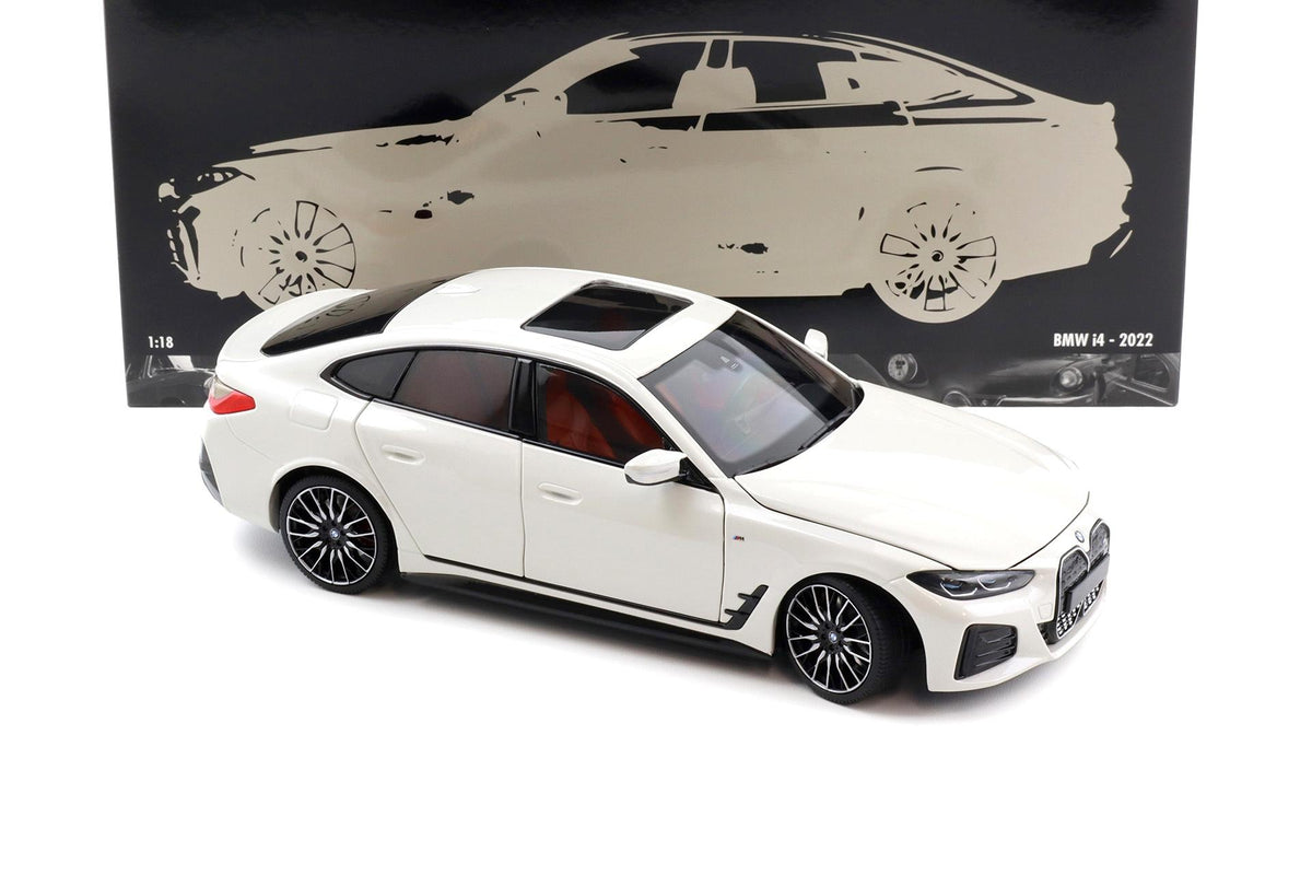 BMW i4 M50 2022 alb - 1/18 Minichamps