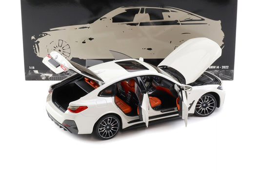 BMW i4 M50 2022 alb - 1/18 Minichamps