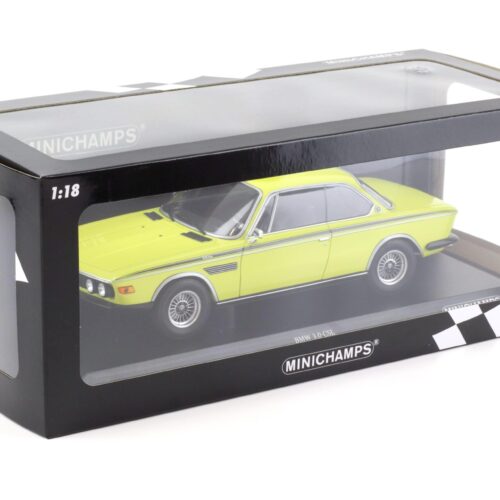 BMW 3.0 CSL 1971 galben 1/600pcs - 1/18 Minichamps