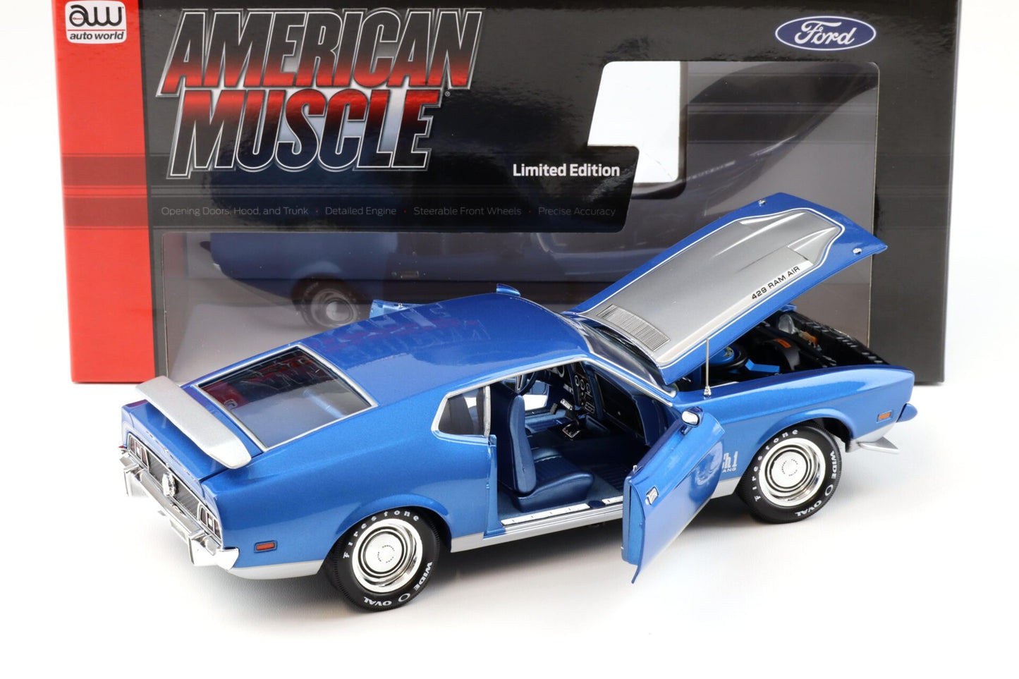 Ford Mustang Mach1 1971  - 1/18 AutoWorld