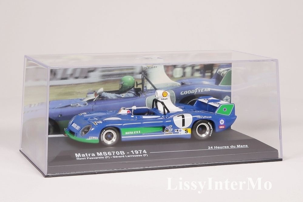 Matra MS670B 1974 24h Le Mans #7 cu vitrina - 1/43 Altaya