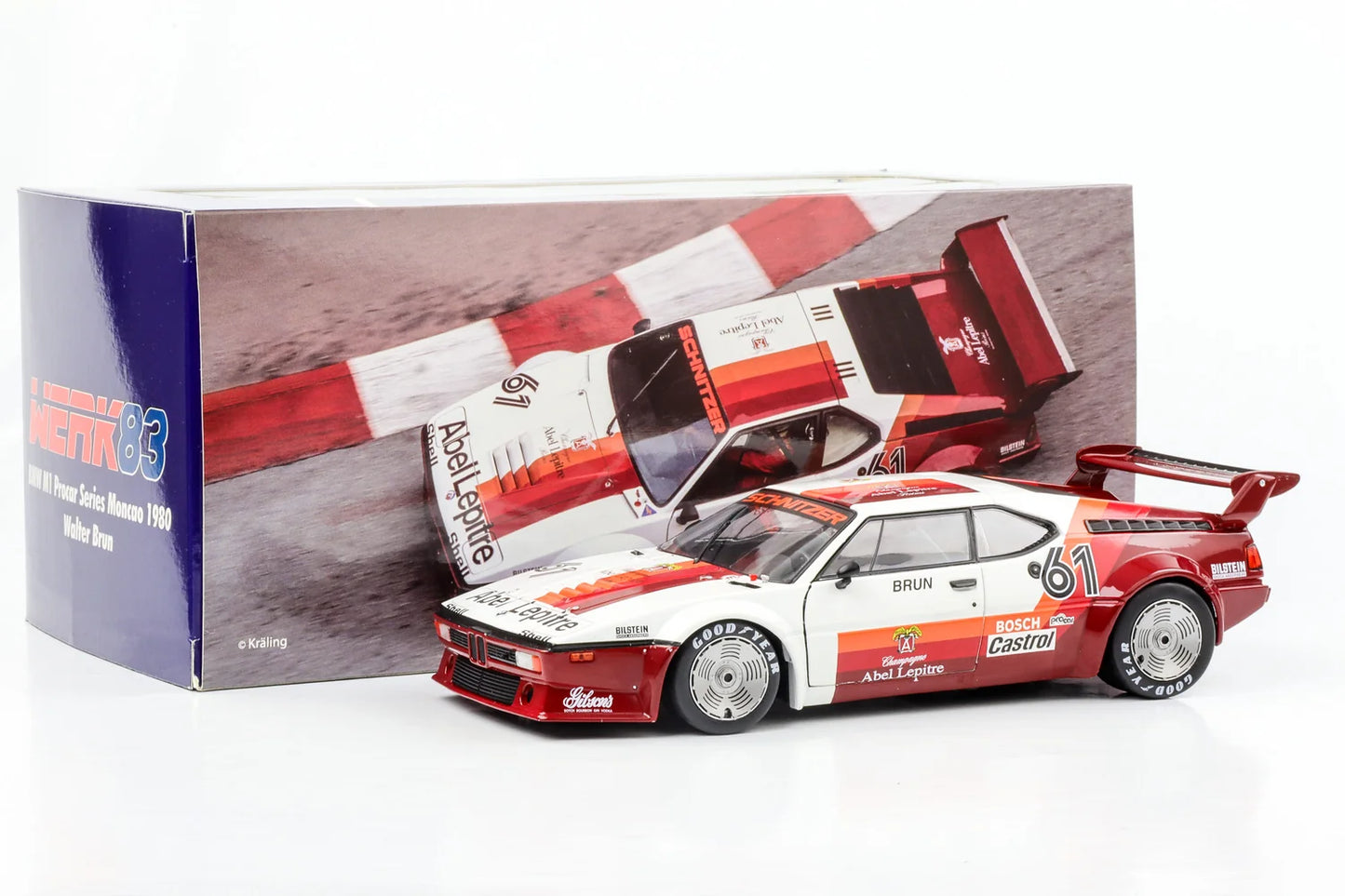 BMW M1 Procar W.Brun #61 - 1/18 Werk83