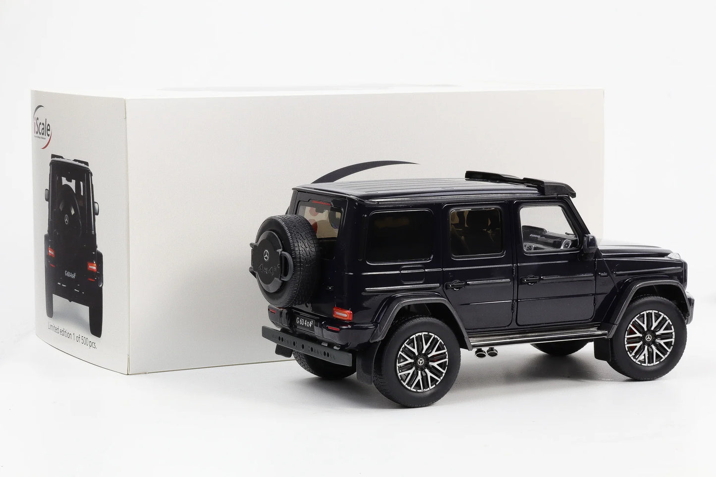 Mercedes-Benz AMG G63 W463 4x4 2022 bleumarin - 1/18 iScale
