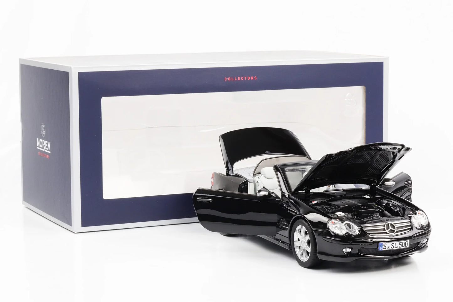 Mercedes-Benz SL 500 2003 negru - 1/18 Norev
