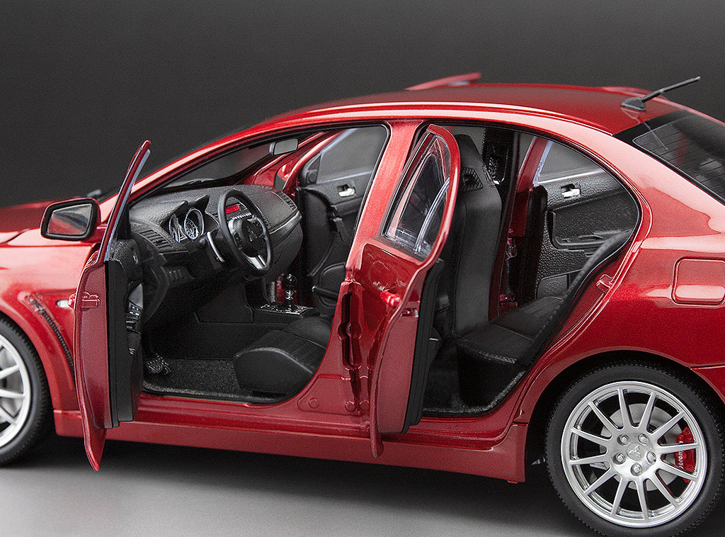 Mitsubishi Lancer Evolution X red metallic - 1/18 Sun Star