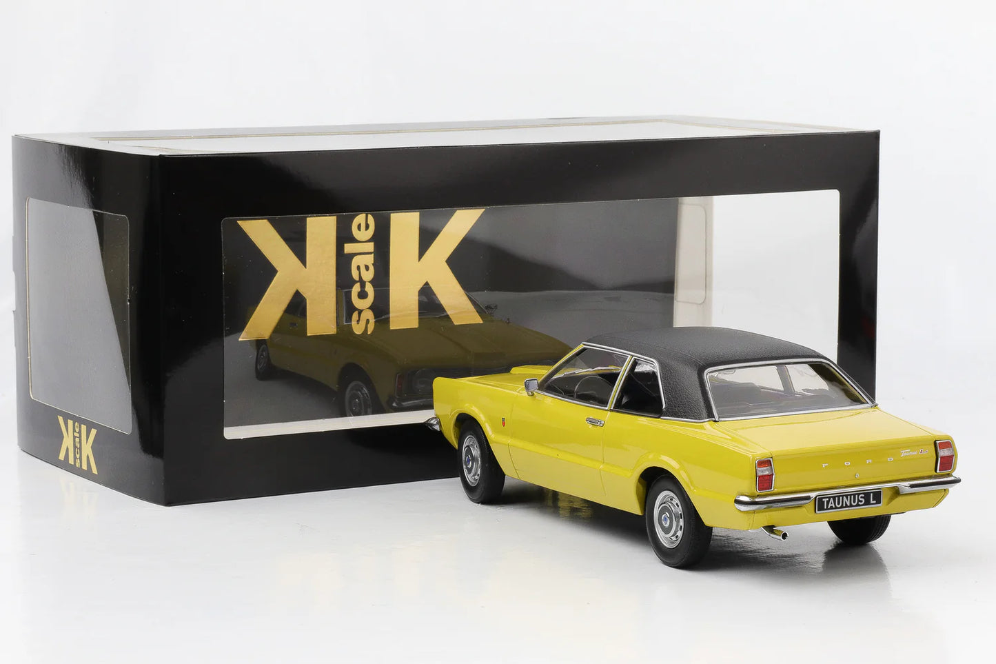 Taunus L Limousine 1971 galben/negru - 1/18 KK-Scale