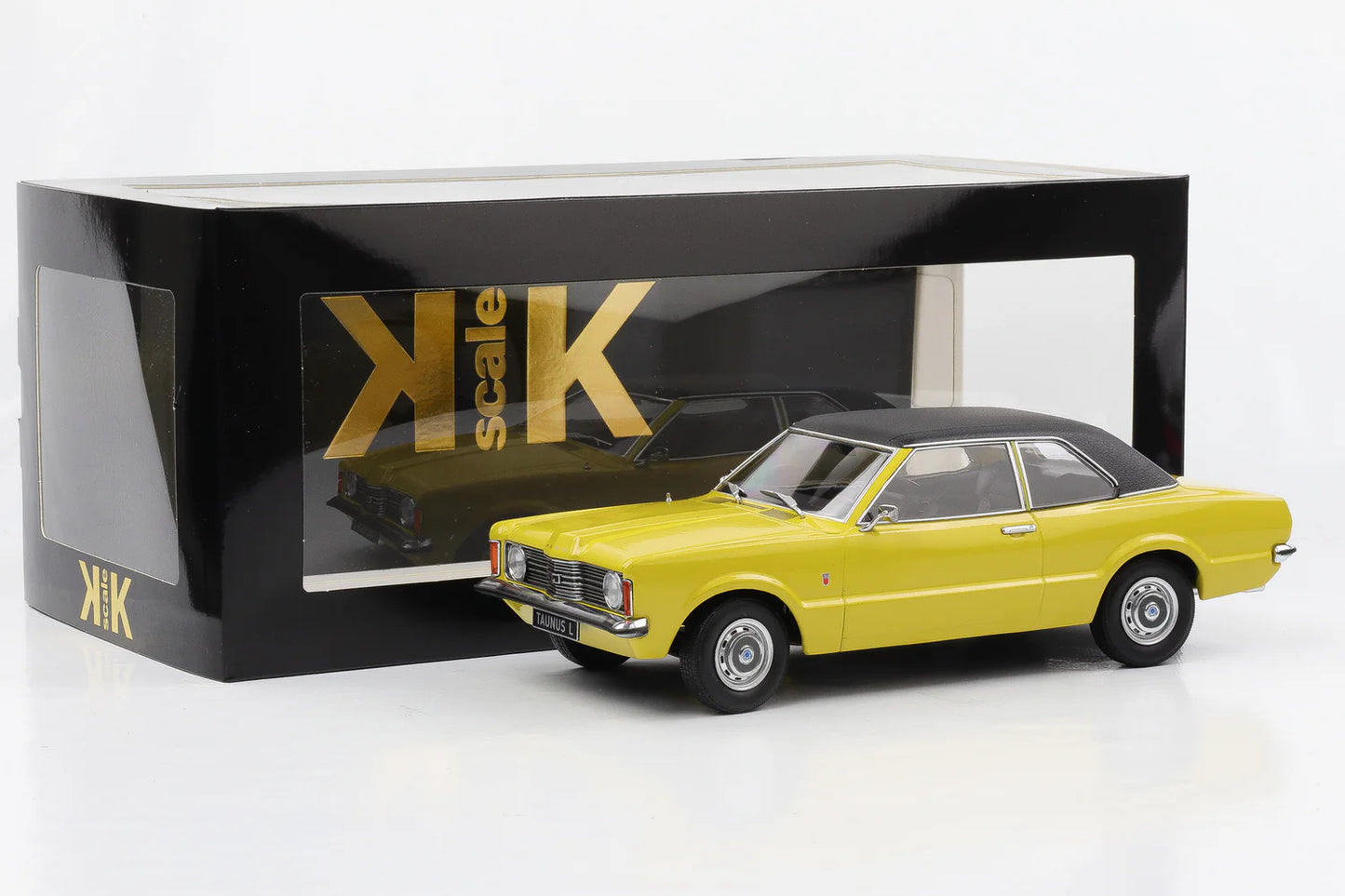 Taunus L Limousine 1971 galben/negru - 1/18 KK-Scale