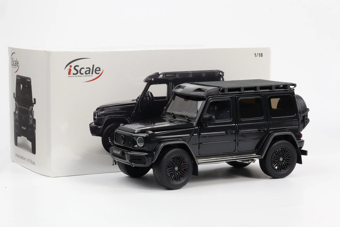 Mercedes-AMG G63 4x4 magnetite black 2022 - 1/18 IScale