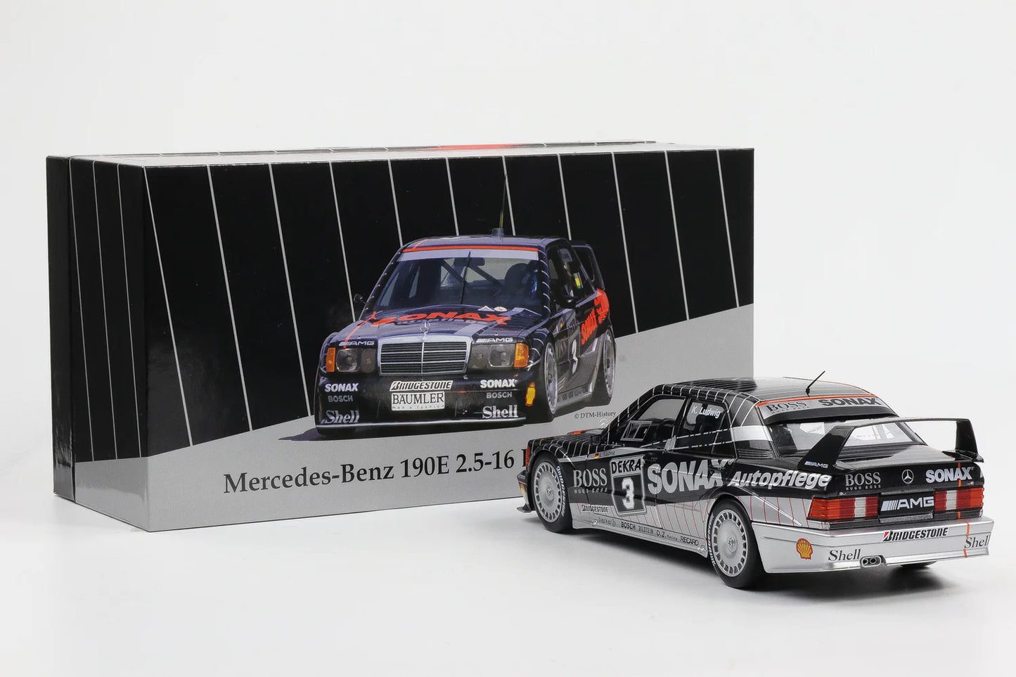 Mercedes-Benz 190E 2.5-16 EVO II DTM 1992 #3 Klaus Ludwig - 1/18 Werk83