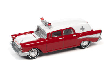 Chevy Ambulance 1957 - 1/64 Johnny Lightning