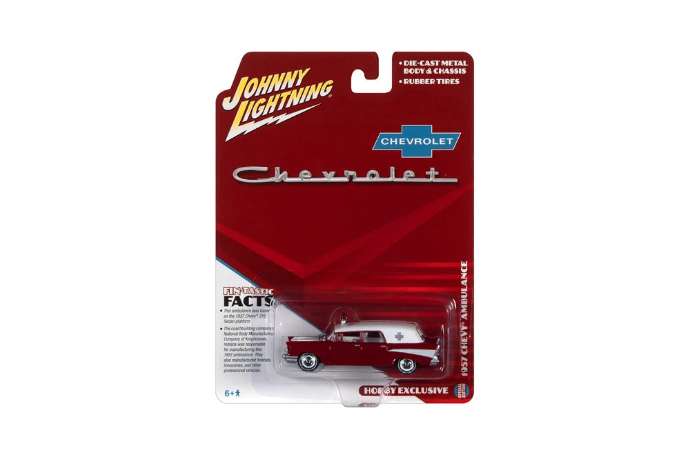 Chevy Ambulance 1957 - 1/64 Johnny Lightning