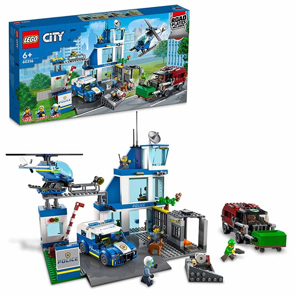 LEGO City 60316 - Sectie de politie (668 piese)