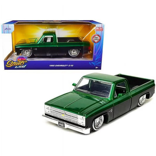 Chevrolet C10 1985 verde/negru - 1/24 Jada