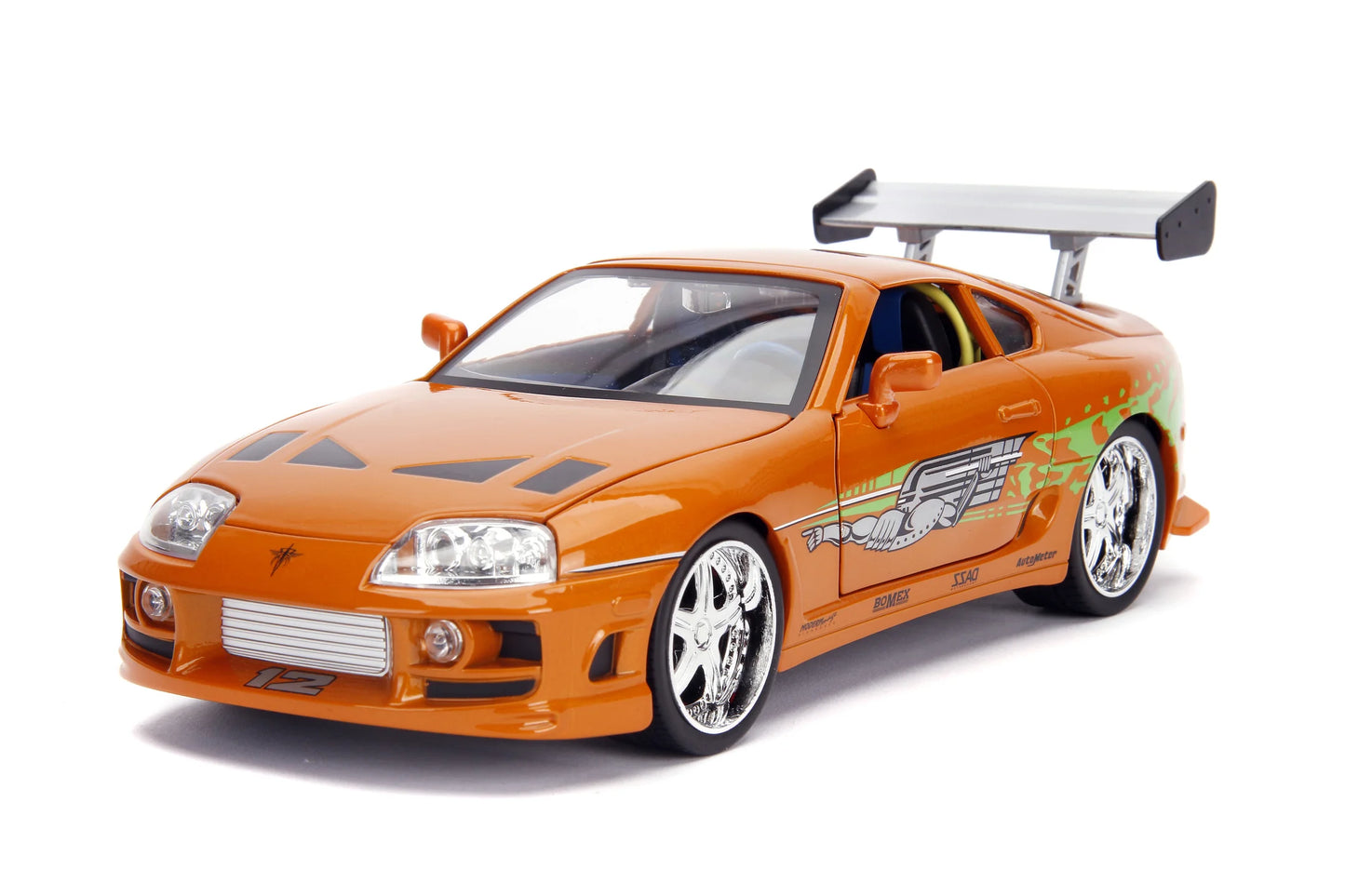 Toyota Supra 1995 cu lumini si figurina Brian - 1/18 Jada