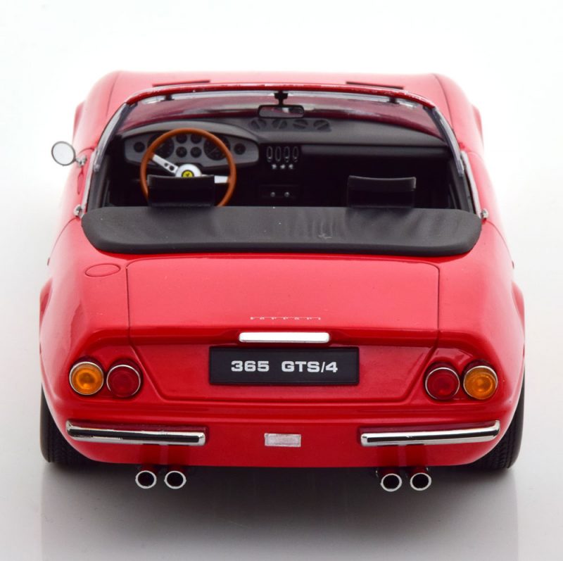 Ferrari 365 GTS/4 1969 rosu cu interior negru - 1/18 KKScale
