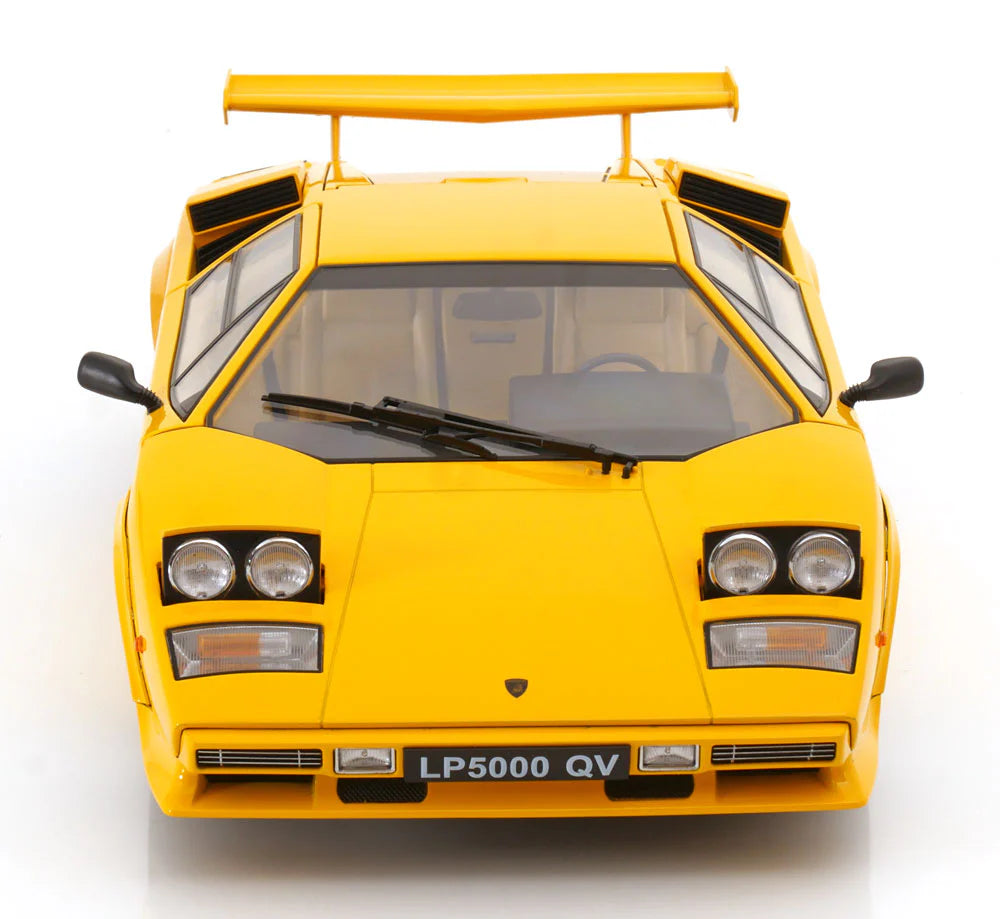 Lamborghini Countach LP 5000 S QV 1985 galben - 1/12 KK-Scale