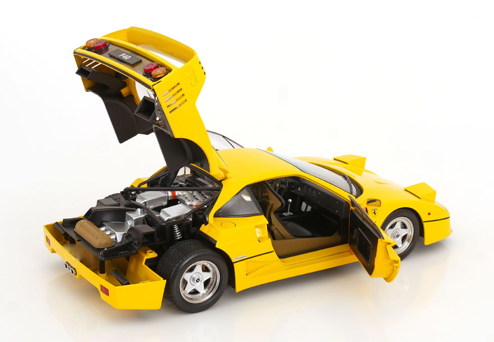 Ferrari F40 1987 galben - 1/12 KK-Scale